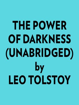 cover image of The Power of Darkness (Unabridged)
